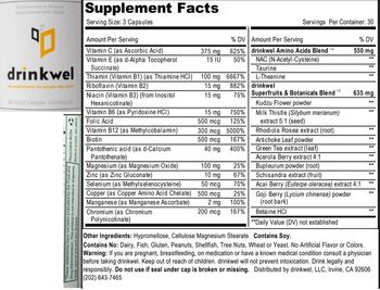 Drinkwel, LLC Drinkwel - multivitamin mineral supplement with herbs
