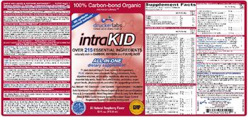 Drucker Labs intraKID All Natural Raspberry Flavor - allinone supplement