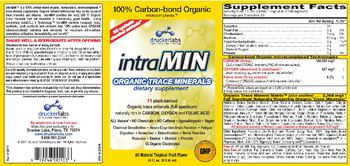 Drucker Labs intraMIN Organic Trace Minerals All Natural Tropical Fruit Flavor - supplement
