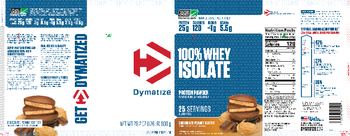 Dymatize 100% Whey Isolate Chocolate Peanut Butter - supplement