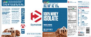 Dymatize 100% Whey Isolate Classic Chocolate - 