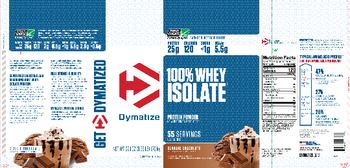 Dymatize 100% Whey Isolate Classic Chocolate - supplement