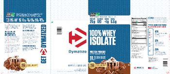Dymatize 100% Whey Isolate Classic Chocolate - supplement