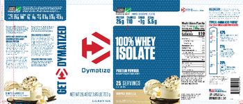 Dymatize 100% Whey Isolate Simple Vanilla - supplement