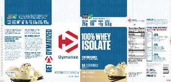 Dymatize 100% Whey Isolate Simple Vanilla - supplement