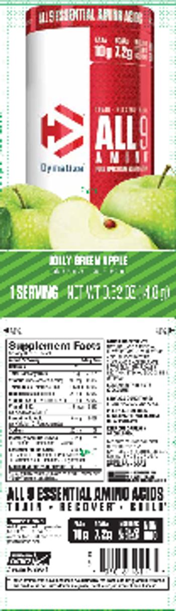 Dymatize All 9 Amino Jolly Green Apple - 