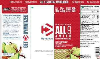 Dymatize All9 Amino Cola Lime Twist - supplement