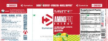 Dymatize AminoPro Energy Lemon Lime with Caffeine - supplement