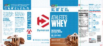 Dymatize Athlete's Whey Chocolate Shake - supplement