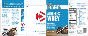 Dymatize Athlete's Whey Cookies & Cream - supplement