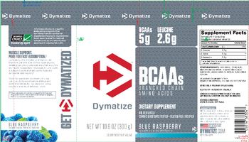 Dymatize BCAAs Blue Raspberry - supplement