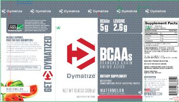 Dymatize BCAAs Watermelon - supplement