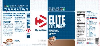 Dymatize Elite 100% Whey Cafe Mocha - supplement
