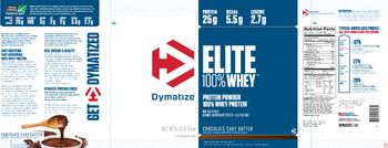 Dymatize Elite 100% Whey Chocolate Cake Batter - 