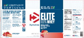Dymatize Elite 100% Whey Raspberry Cheesecake - supplement