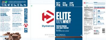 Dymatize Elite 100% Whey Rich Chocolate - 