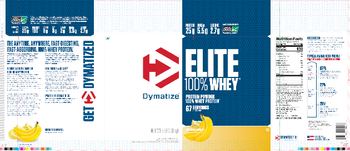 Dymatize Elite 100% Whey Smooth Banana - supplement