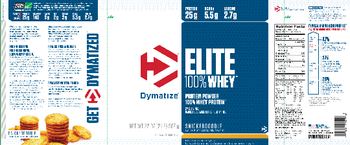 Dymatize Elite 100% Whey Snickerdoodle - supplement