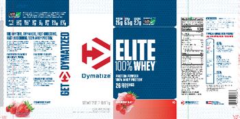 Dymatize Elite 100% Whey Strawberry Blast - supplement