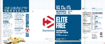 Dymatize Elite Free Gourmet Vanilla - supplement