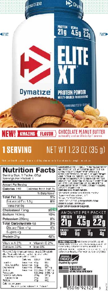 Dymatize Elite XT Chocolate Peanut Butter - 