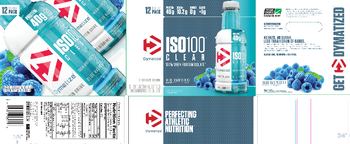 Dymatize ISO100 Clear Blue Raspberry - 