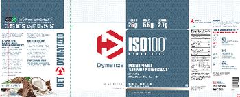 Dymatize ISO100 Hydrolyzed Chocolate Coconut - 