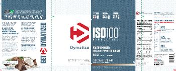 Dymatize ISO100 Hydrolyzed Chocolate Coconut - 