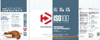 Dymatize ISO100 Hydrolyzed Chocolate Peanut Butter - 