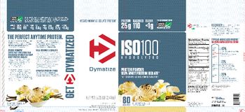 Dymatize ISO100 Hydrolyzed Classic Vanilla - supplement