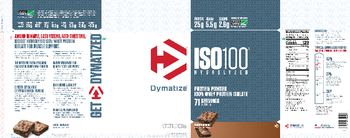 Dymatize ISO100 Hydrolyzed Fudge Brownie - supplement