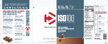 Dymatize ISO100 Hydrolyzed Gourmet Chocolate - supplement