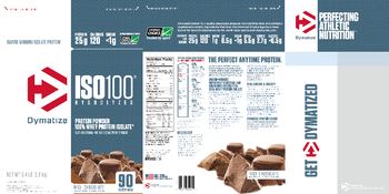 Dymatize ISO100 Hydrolyzed Rich Chocolate - supplement