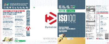 Dymatize ISO100 Hydrolyzed Vanilla - supplement
