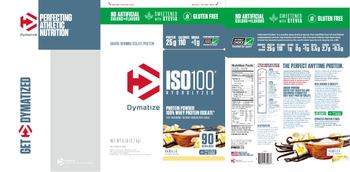 Dymatize ISO100 Hydrolyzed Vanilla - 