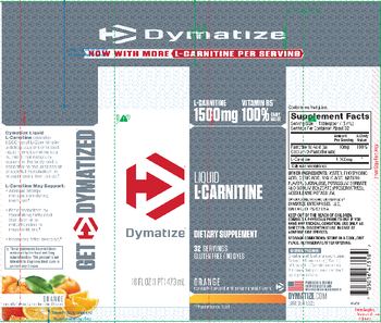 Dymatize Liquid L-Carnitine Orange - supplement