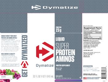 Dymatize Liquid Super Protein Aminos Grape - protein supplement