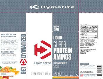 Dymatize Liquid Super Protein Aminos Orange - protein supplement