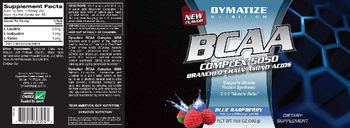 Dymatize Nutrition BCAA Complex 5050 Blue Raspberry - supplement