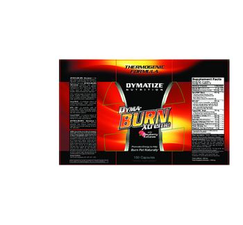Dymatize Nutrition Dyma-Burn Xtreme With Raspberry Ketones - supplement