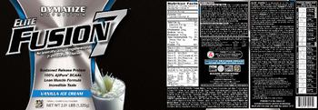 Dymatize Nutrition Elite Fusion 7 Vanilla Ice Cream - 