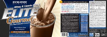Dymatize Nutrition Elite Gourmet Milk Chocolate - supplement