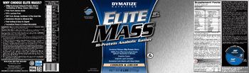 Dymatize Nutrition Elite Mass Cookies & Cream - supplement