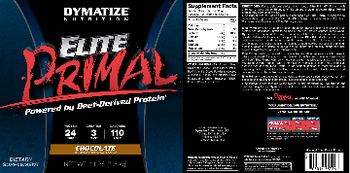Dymatize Nutrition Elite Primal Chocolate - supplement