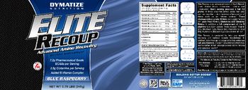 Dymatize Nutrition Elite Recoup Blue Raspberry - supplement