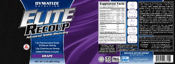 Dymatize Nutrition Elite Recoup Grape - supplement