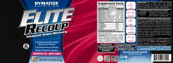 Dymatize Nutrition Elite Recoup Tropical Splash - supplement