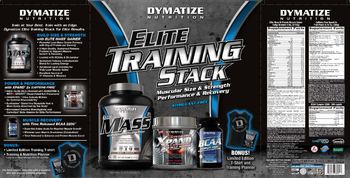 Dymatize Nutrition Elite Training Stack Caffeine-Free Xpand 2x Fruit Punch - supplement