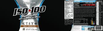 Dymatize Nutrition Iso-100 Milk Chocolate - supplement