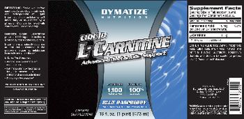 Dymatize Nutrition Liquid L-Carnitine Blue Raspberry - supplement